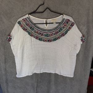 Used Sz S Billabong Embroidered Top